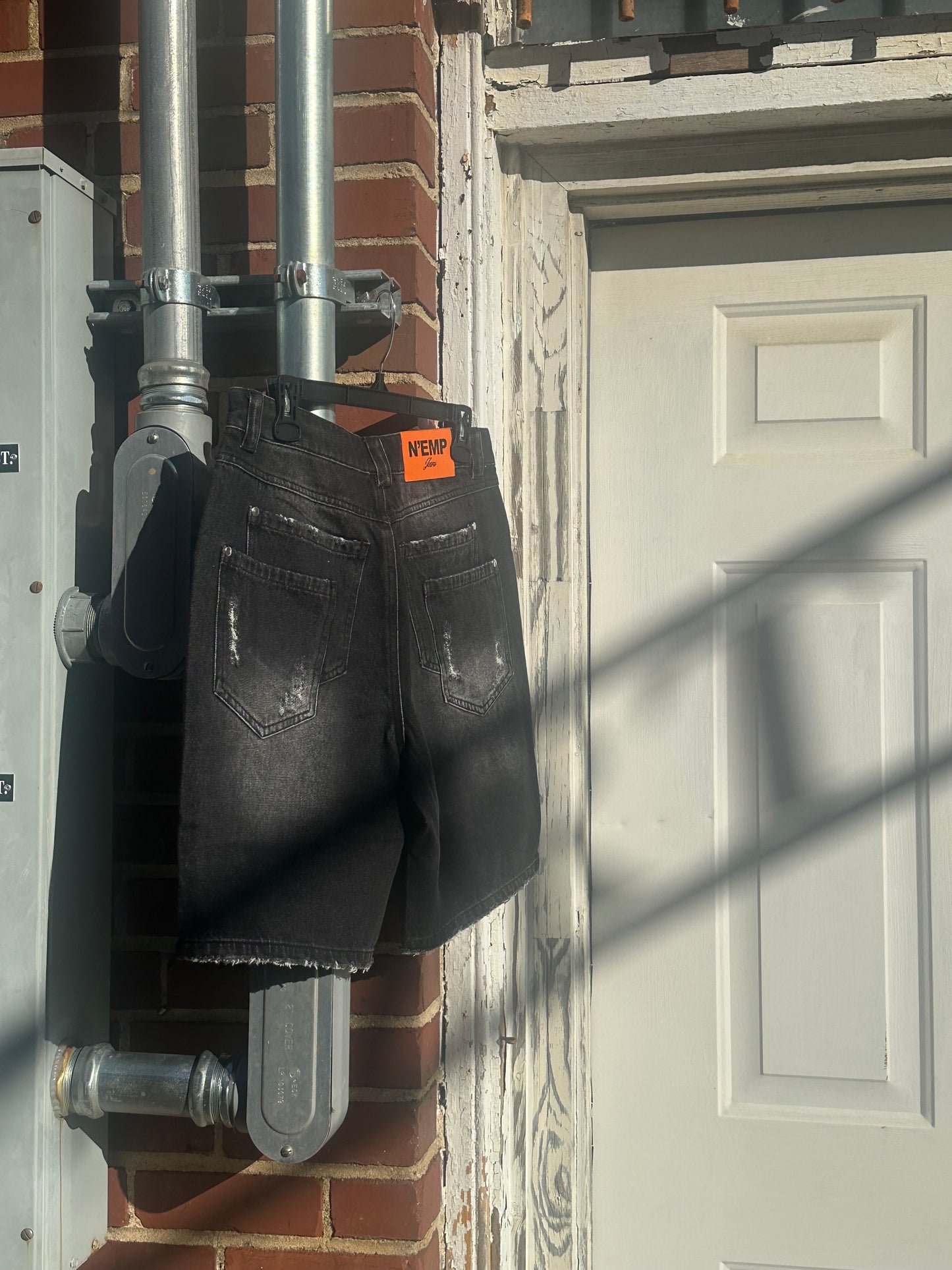“G stone” jean shorts